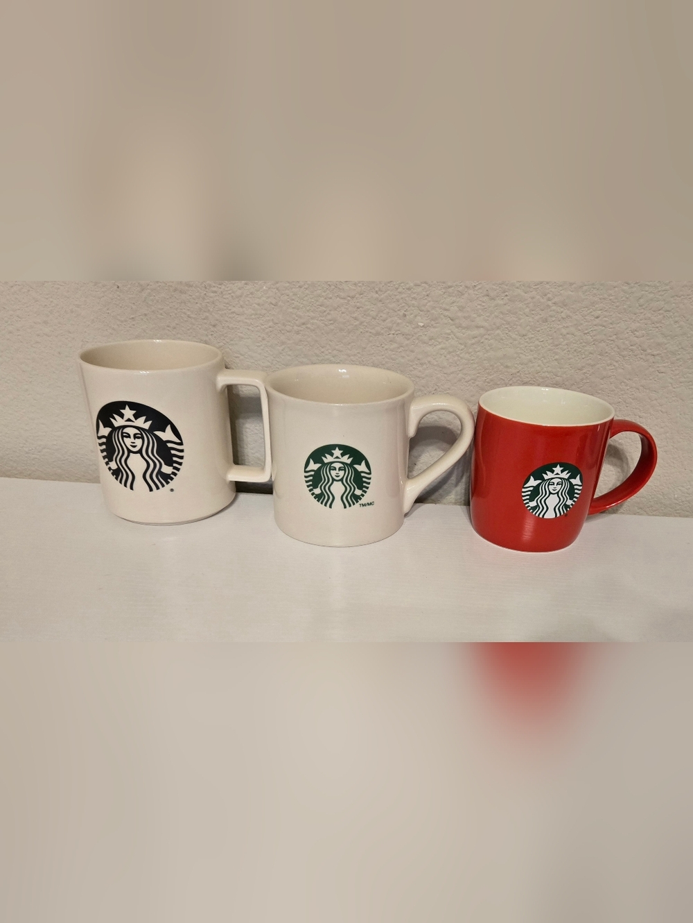 Starbucks Logo Coffee Mug Trio